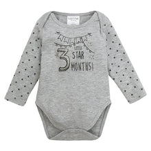 Load image into Gallery viewer, Milestones Bodysuits 3 Pack