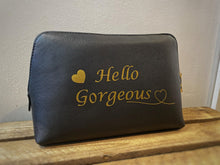 Load image into Gallery viewer, Personalised Cosmetics Bag - Black
