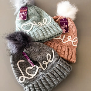 Ladies Love Bobble Hat