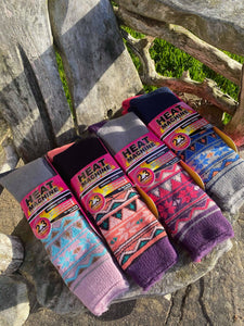 Aztec Style Thermal Socks