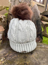 Load image into Gallery viewer, Chunky Knit Pom Pom Hats
