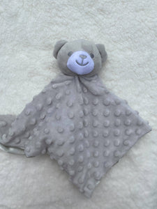 Grey Bubble Bear Comforter