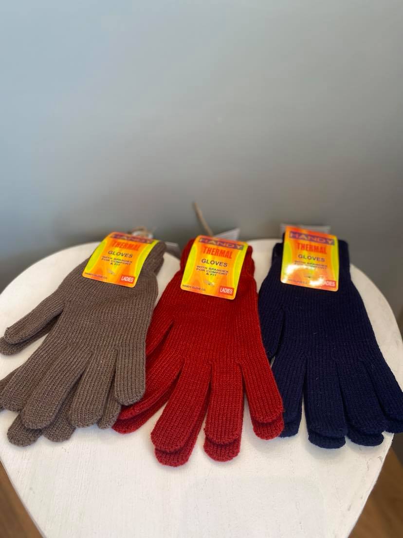 Ladies Chenille Gloves