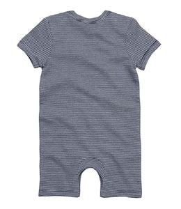 Baby Short Sleeve Striped Bodysuit
