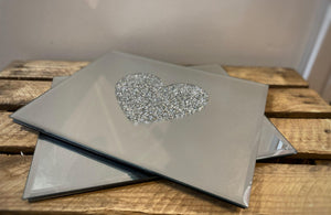 Crystal Heart Centred Placemats (Set of 2)